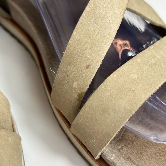 Merrell Juno Tan Nubuck Leather Backstrap Active Sandals Size 8 - Picture 4 of 10